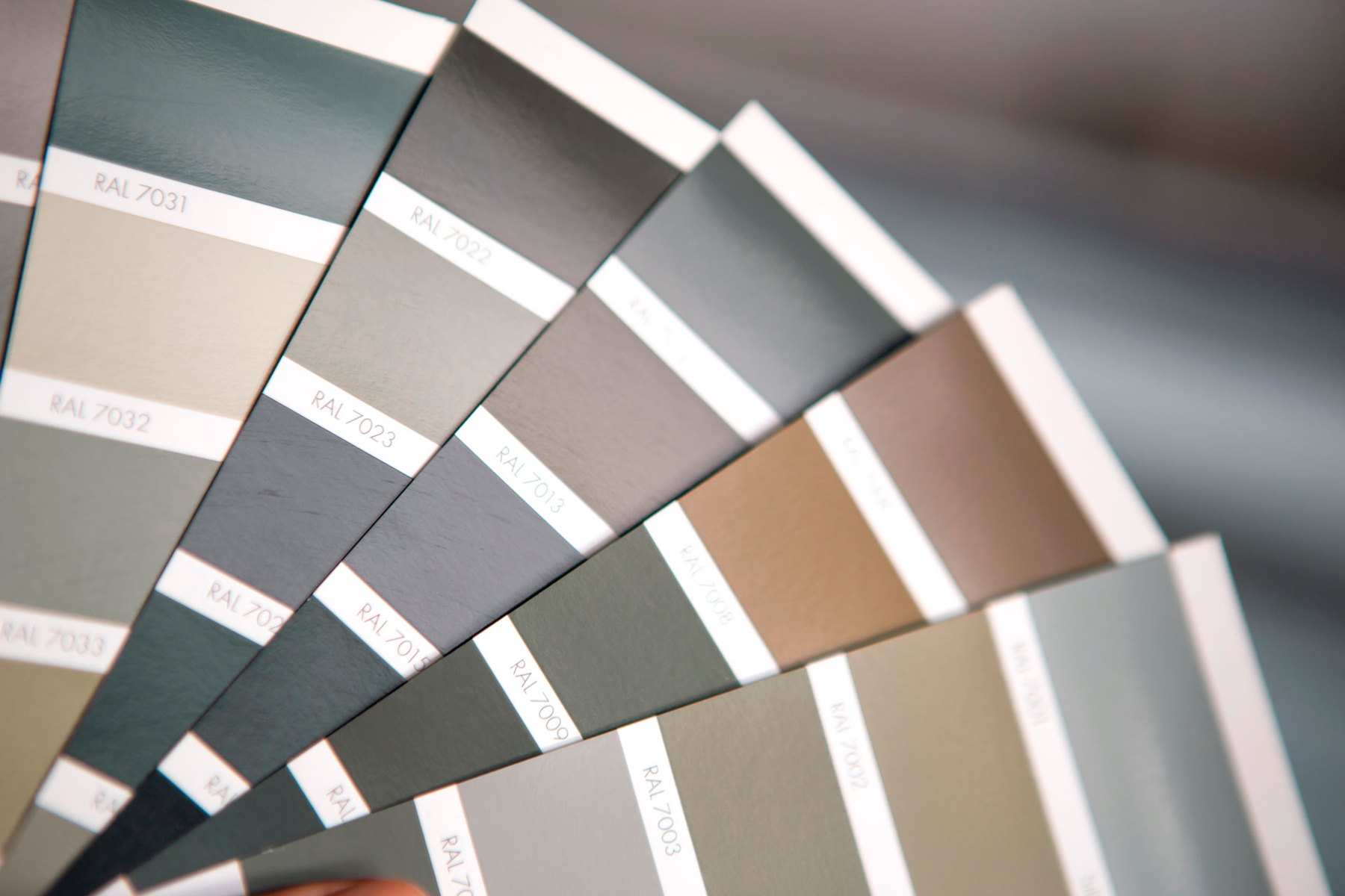 Campionario colori e materiali per finiture d&rsquo;interni